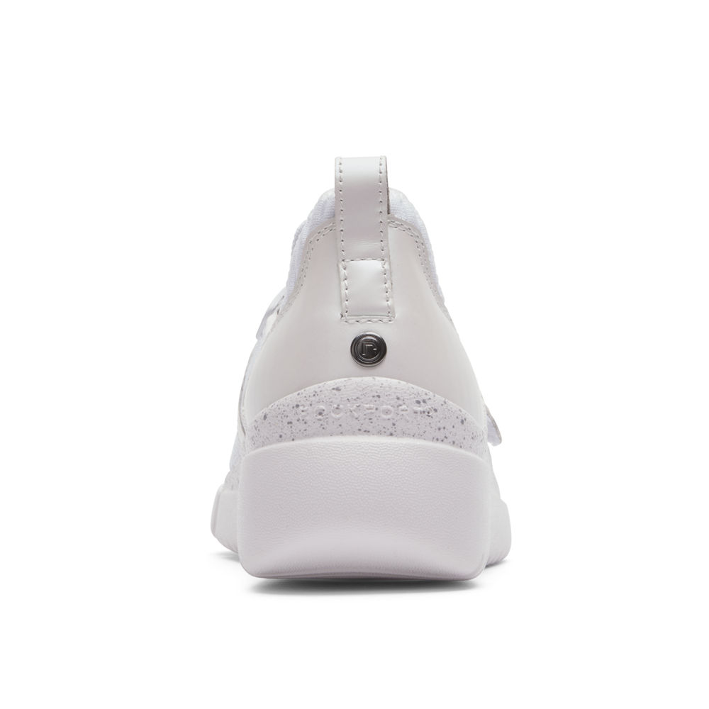 Zapatillas Rockport Mujer Mexico - R-Evolution Instep Strap Blancos - XOBCU4781